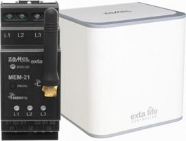 Dvikryptis elektros energijos matuoklis Mem-21+ su valdikliu