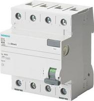 4p 63a 30ma Ac tipo diferencialinis jungiklis Siemens