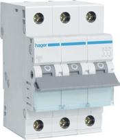 Hager Mbn350e automatinis jungiklis 3p B 50a 6ka
