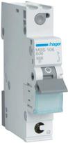 Hager Automatinis jungiklis 1p B6a 6ka Ac Mbs106