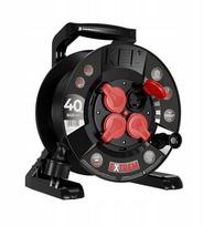 Būgninis prailgintuvas Extreme Line 4 lizdai Ip44 16a 40m