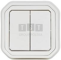 Legrand Plexo dvigubas jungiklis/mygtukas Ip55 baltas
