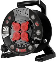 Būgninis prailgintuvas Extreme Line 4 lizdai Ip44 16a 20m
