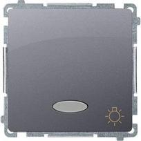 Jungiklis šviesai su Led indikacija, Inox, 10ax