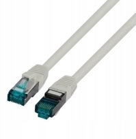 Patchcord S/ftp Cat.6a 1m pilkas Lszh