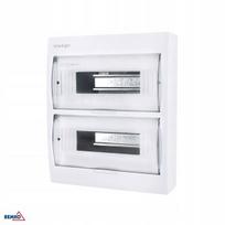 Bemko Ip40 2x12 modulių paviršinė elektros skydinė su 24n+24pe gnybtais