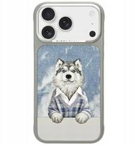 Dėklas MagSafe iPhone 17 Pro Max pilkas Nimmy
