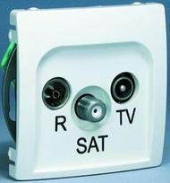Lizdas antenai R-tv-sat Simon Basic 10db baltas