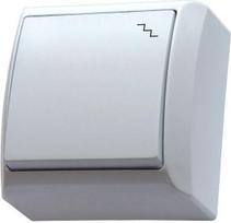 Jungiklis laiptinis Ospel Bis baltas, 10ax, 250v