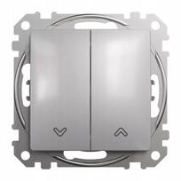 Jungiklis žaliuzėms Schneider Sedna Design Elements, sidabro aliuminis