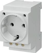 Modulinis lizdas Schuko 16a 230v Din bėgeliui
