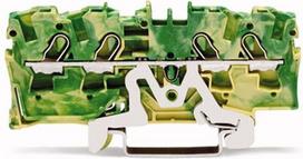 4-kontaktinė Pe jungtis 4 mm², geltonai-žalia