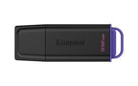 USB laikmena USB Atmintinė - Kingston DataTraveler 512GB USB 3.2 Gen 1 Nešiojamas Juoda/Violetinė