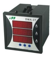 Ampermetras Dma-3t F&f, 3 fazių, 5a