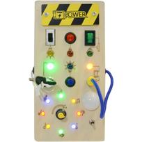2Kids Toys LED Busy Board veiklos žaislas 10m+ 1 vnt.