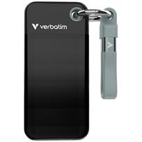 Verbatim External Drive Pocket SSD 256GB USB-C 3.2 gen.2 black-grey 32415