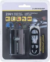 Dunlop BIKE LAMP 2W1 usb charging, helmet mount bracket