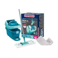 Leifheit Floor cleaning bucket Profi XL Mobile + replacement cloth Profi XL Superduster