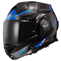 LS2 FF901 ADVANT X SPECTRUM BLACK TITAN.BLUE modulinis šalmas XXL