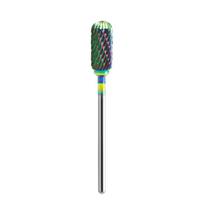 Exo nagų frezos antgalis Rainbow suapvalintas cilindras 14