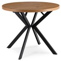 Stalas Lyka 90–190 cm, auksinis ąžuolas / juodas
