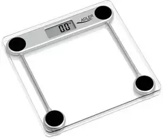 Virtuvinės svarstyklės Adler | Maksimalus svoris (talpa) 150 kg | Tikslumas 100 g | Stiklas