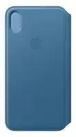 Apple iPhone XS Max odinis atverčiamas dėklas - Mėlynas (Cape Cod Blue)