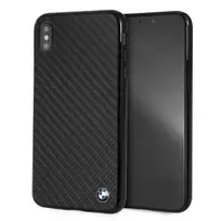 Apple iPhone XS Max BMW dėklas Siganture-Carbon (BMHCI65MBC) juodos spalvos