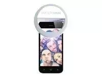 Dėklas Realpower Išmanusis telefono žiedo apšvietimas Eva Selfie Light