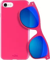 Dėklas Puro Sunny Kit Apple iPhone 7/8 + akiniai SE 2020 / SE 2022 rožinės spalvos IPC747SUNNYKIT1PNK