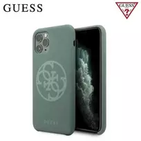 Dėklas GUESS HARD CASE SILICONE 4G TONE ON TONE GUHCN65LS4GKA IPHONE 11 PRO MAX KAKI