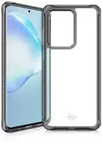Dėklas ITSKINS Hybride Clear Samsung Galaxy S20 Ultra juodas ir skaidrus