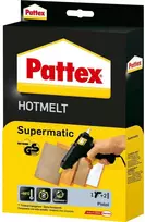 Karštų klijų pistoletas Pattex ir dvi lazdelės