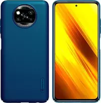 Nillkin Frosted dėklas Xiaomi Poco X3 NFC (mėlynas) universaliam