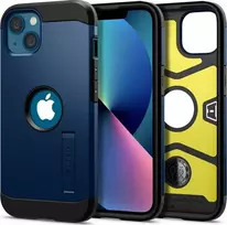 Dėklas Spigen Tough Armor, skirtas iPhone 13, mėlynas