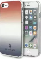 Us Polo Assn US Polo USHCI8TRDGRB Apple iPhone 7/8/SE 2020 / SE 2022 telefono dėklas mėlynos ir raudonos spalvos Gradient Pattern Collection