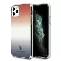 Us Polo Assn US Polo USHCN65TRDGRB Apple iPhone 11 Pro Max dėklas telefonui mėlynos spalvos Gradient Pattern Collection