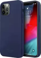 Mini Morris Mini MIHCP12LSLTNA Apple iPhone 12 Pro Max 6,7" tamsiai mėlyna/navy tvirtas silikoninis dėklas