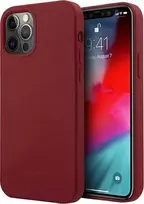 Mini Morris Mini MIHCP12MSLTRE Apple iPhone 12/12 Pro 6,1" raudona/red tvirtas silikoninis dėklas