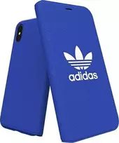 Apple iPhone X / XS Adidas Booklet dėklas Canvas mėlynos spalvos