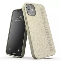 SuperDry Snap Apple iPhone 12 mini Compostable dėklas telefonui smėlio spalvos 42623