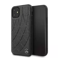 Mercedes Benz Apple iPhone 12 Mini Mercedes dėklas Bow Line (MEHCP12SDIQBK) juodos spalvos