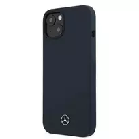 Mercedes Benz Apple iPhone 13 Mini Mercedes dėklas silikoninis Line (MEHCP13SSILNA) mėlynos spalvos