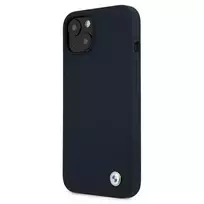 Apple iPhone 13 Mini BMW dėklas silikoninis Signature (BMHCP13SSILNA) mėlynos spalvos