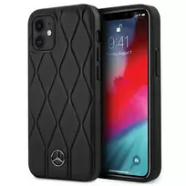 Mercedes Benz Apple iPhone 12 Mini Mercedes dėklas Wave Line (MEHCP12SMULBK) juodos spalvos