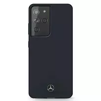 Mercedes MEHCS21LSILNA S21 Ultra G998 mėlynas kietas dėklas Silicone Line