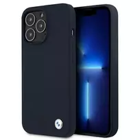 Dėklas BMW Case BMHCP13XSILNA skirtas Apple iPhone 13 Pro Max 6.7", mėlynas