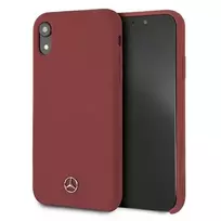 Dėklas Mercedes Silicone Line iPhone Xr Case - Raudona