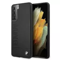 Samsung Galaxy S21 Plus BMW dėklas Signature Logo Imprint (BMHCS21MSLLBK) juodos spalvos