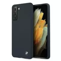 Samsung Galaxy S21 Plus BMW dėklas silikoninis Signature (BMHCS21MSILNA) mėlynos spalvos